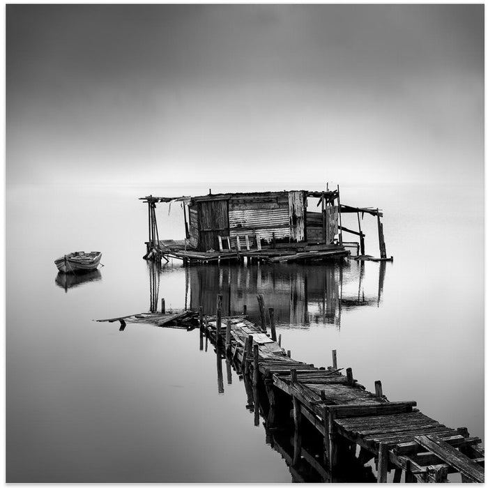 Still Stading Square Poster Art Print by George Digalakis