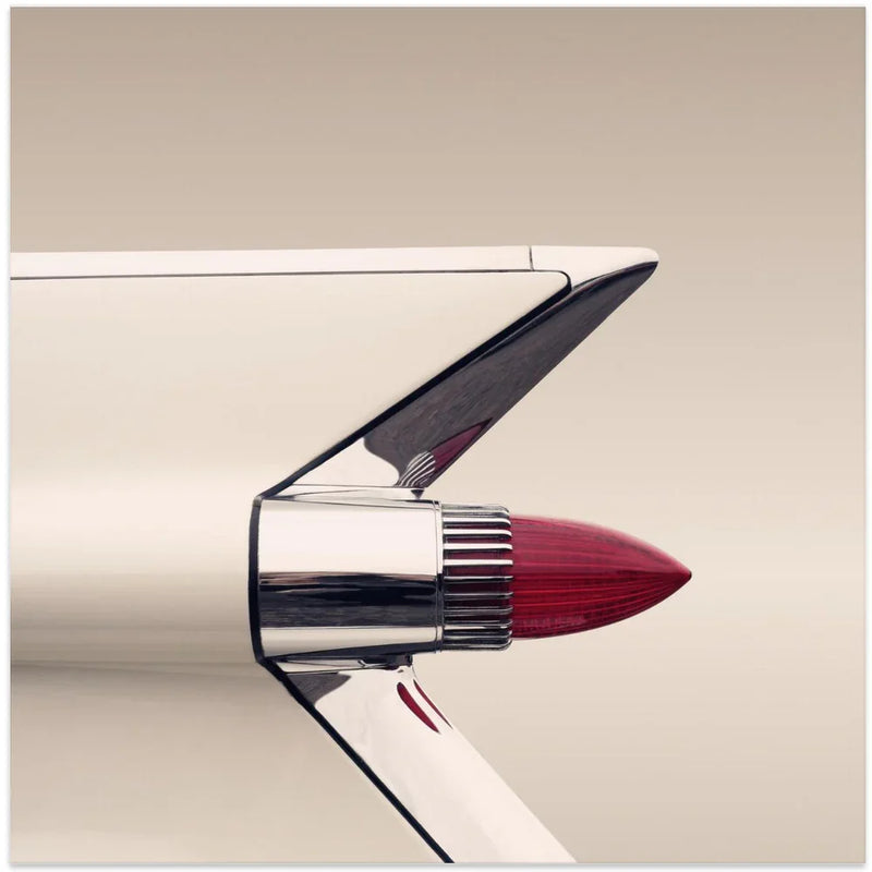 US classic car Coupe Deville 1959 by Beate Gube Square Canvas Print Art for Modern Home Decor. Decorate your office or living room with canvas artwork