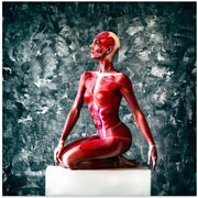 Of Flesh and Bones by Ruslan Bolgov Square Canvas Print Art for Modern Home Decor. Decorate your office or living room with canvas artwork