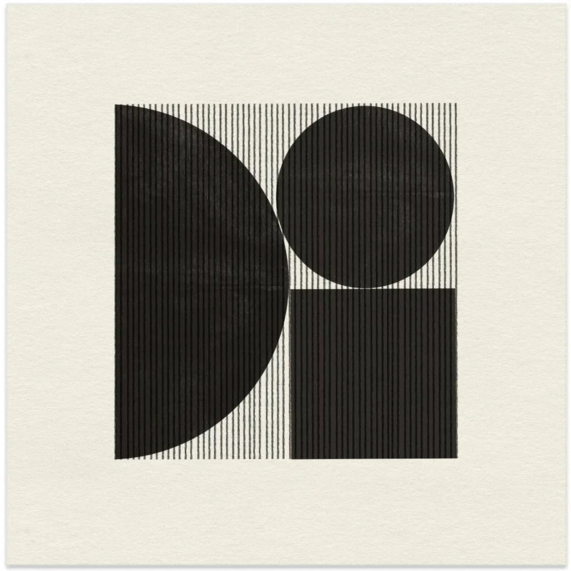 Paper Object No7 by THE MIUUS STUDIO Square Canvas Print Art for Modern Home Decor. Decorate your office or living room with canvas artwork