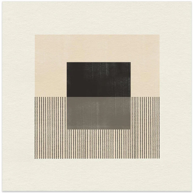 Paper Object No2. by THE MIUUS STUDIO Square Canvas Print Art for Modern Home Decor. Decorate your office or living room with canvas artwork