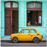 Habana Cuba #6 by Bjorn Bjornson Square Canvas Print Art for Modern Home Decor. Decorate your office or living room with canvas artwork