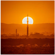 SunRise for a new morning by Barak Shacked Square Canvas Print Art for Modern Home Decor. Decorate your office or living room with canvas artwork