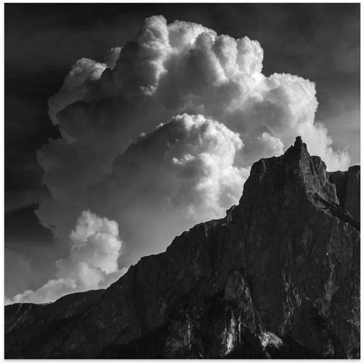 santnerspitze by Andy Dauer Square Canvas Print Art for Modern Home Decor. Decorate your office or living room with canvas artwork