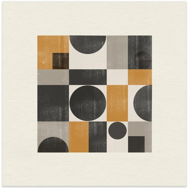 Paper Object Nr9 by THE MIUUS STUDIO Square Canvas Print Art for Modern Home Decor. Decorate your office or living room with canvas artwork