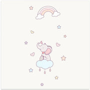 Little Elephant Square Canvas Art  Xuan Thai 