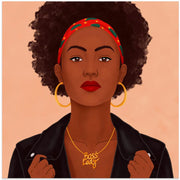 Boss Lady Square Canvas Art  Petra Holíková 