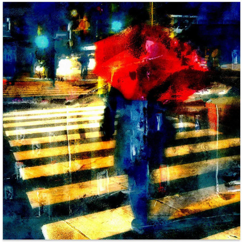 Passion for colors by Rudi Jacobs Square Canvas Print Art for Modern Home Decor. Decorate your office or living room with canvas artwork