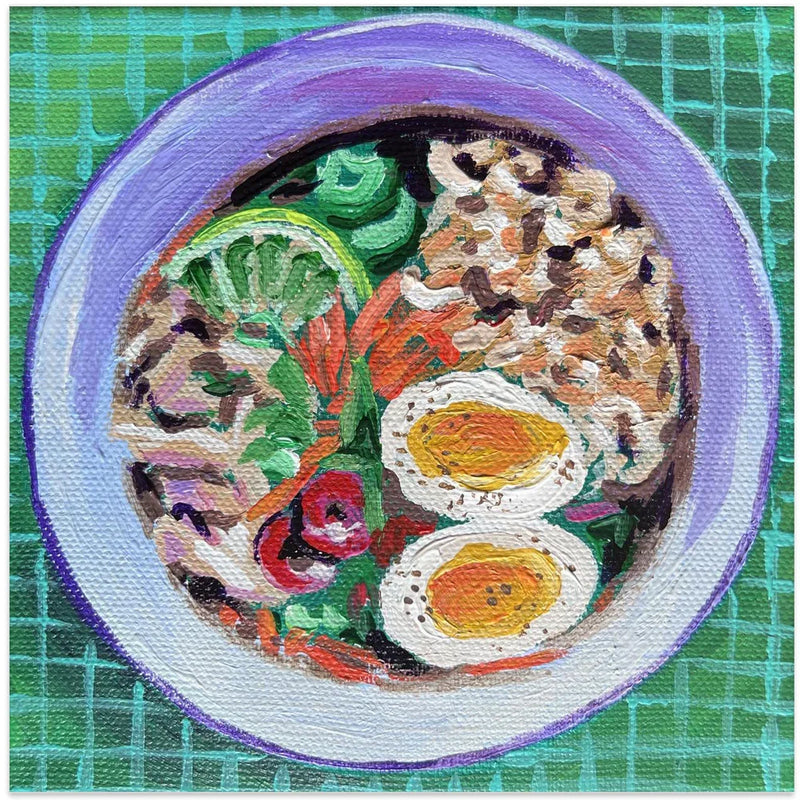 Ramen by Key and Sea Creative Square Canvas Print Art for Modern Home Decor. Decorate your office or living room with canvas artwork