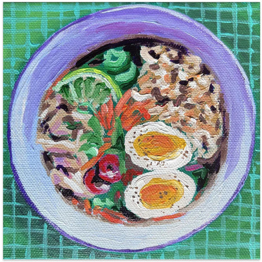 Ramen by Key and Sea Creative Square Canvas Print Art for Modern Home Decor. Decorate your office or living room with canvas artwork