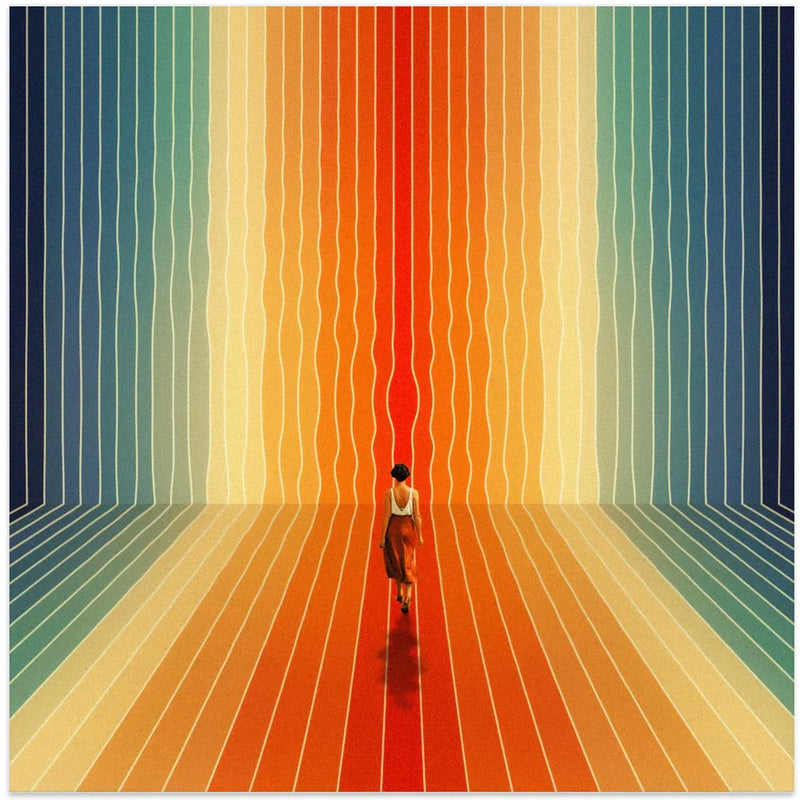 Here I Come by Taudalpoi Square Canvas Print Art for Modern Home Decor. Decorate your office or living room with canvas artwork