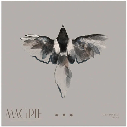 Magpie Square Canvas Art  Gabriella Roberg 