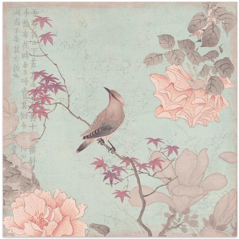 Chinoiserie No2 Square Canvas Art  Andrea Haase 
