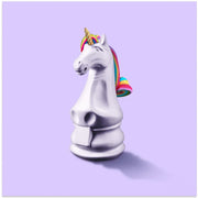 Fantasy Chess by Artem Pozdniakov Square Canvas Print Art for Modern Home Decor. Decorate your office or living room with canvas artwork