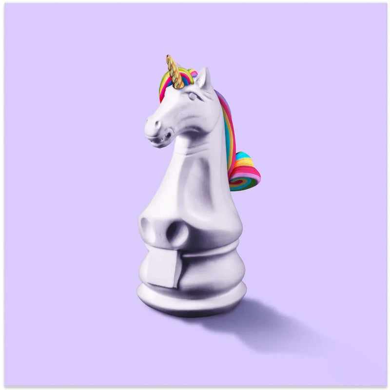 Fantasy Chess by Artem Pozdniakov Square Canvas Print Art for Modern Home Decor. Decorate your office or living room with canvas artwork