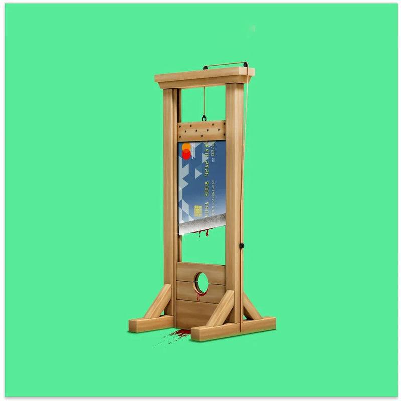 Credit sentence by Artem Pozdniakov Square Canvas Print Art for Modern Home Decor. Decorate your office or living room with canvas artwork