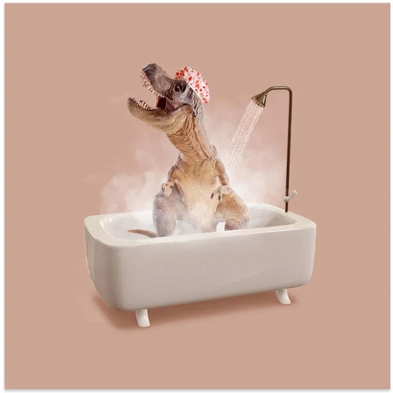 Hot Roar Square Canvas Art  Artem Pozdniakov 