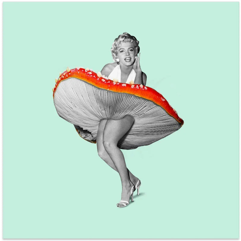 Happy Dress by Artem Pozdniakov Square Canvas Print Art for Modern Home Decor. Decorate your office or living room with canvas artwork