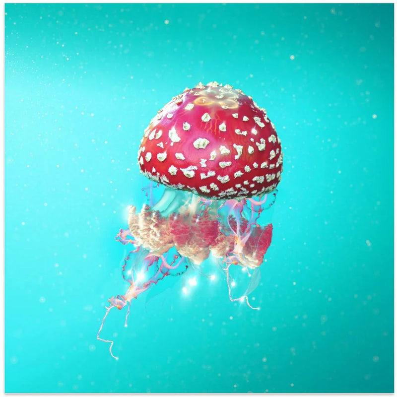 Hallucination by Artem Pozdniakov Square Canvas Print Art for Modern Home Decor. Decorate your office or living room with canvas artwork