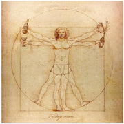 Friday Man by Artem Pozdniakov Square Canvas Print Art for Modern Home Decor. Decorate your office or living room with canvas artwork