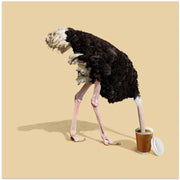 Dive in Coffee Square Canvas Art  Artem Pozdniakov 