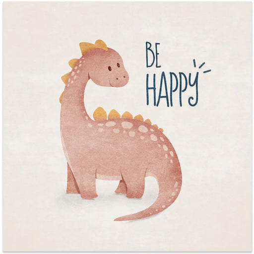 Dino Uzun Boyun by Emel Tunaboylu Square Canvas Print Art for Modern Home Decor. Decorate your office or living room with canvas artwork