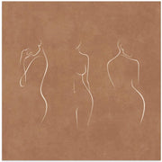 Horizontal Uc Cibil Orange Copy by Emel Tunaboylu Square Canvas Print Art for Modern Home Decor. Decorate your office or living room with canvas artwork