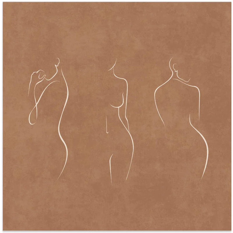 Horizontal Uc Cibil Orange Copy by Emel Tunaboylu Square Canvas Print Art for Modern Home Decor. Decorate your office or living room with canvas artwork