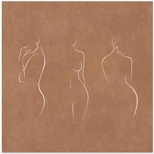 Horizontal Uc Cibil Orange Copy by Emel Tunaboylu Square Canvas Print Art for Modern Home Decor. Decorate your office or living room with canvas artwork