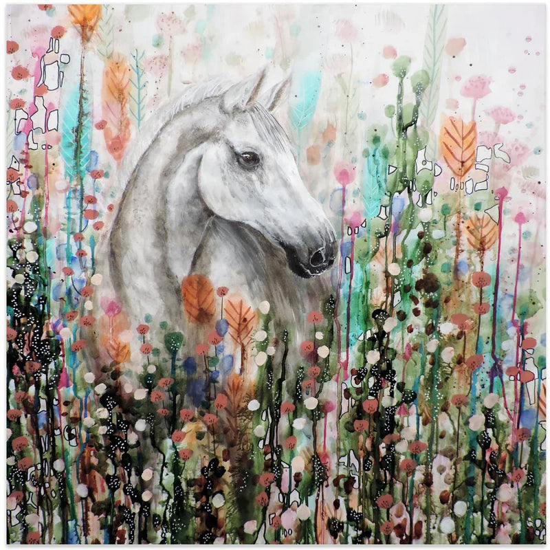 Ame Sauvage by Sylvie Demers Square Canvas Print Art for Modern Home Decor. Decorate your office or living room with canvas artwork