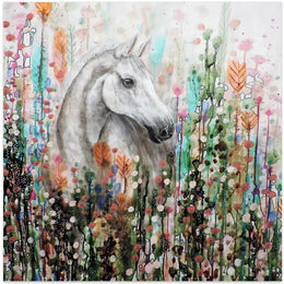 Ame Sauvage by Sylvie Demers Square Canvas Print Art for Modern Home Decor. Decorate your office or living room with canvas artwork