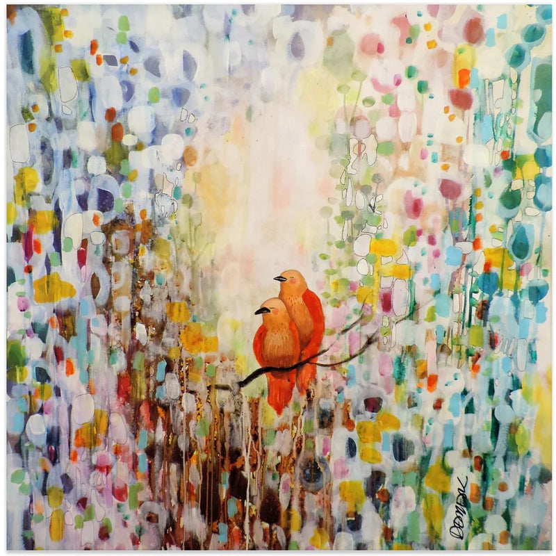 Tel Que Nous Sommes by Sylvie Demers Square Canvas Print Art for Modern Home Decor. Decorate your office or living room with canvas artwork