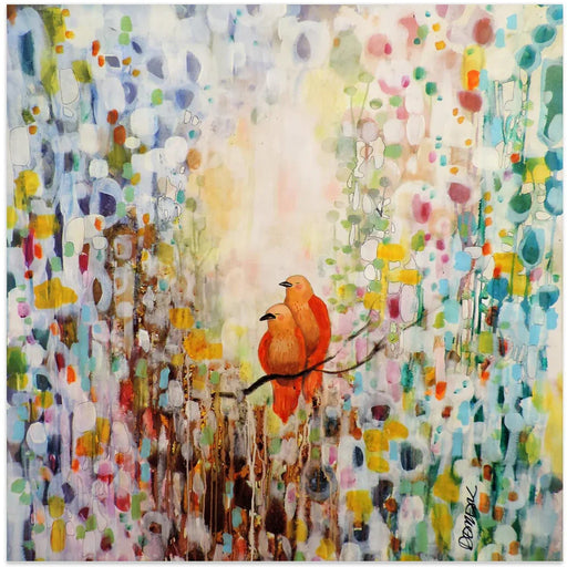 Tel Que Nous Sommes by Sylvie Demers Square Canvas Print Art for Modern Home Decor. Decorate your office or living room with canvas artwork