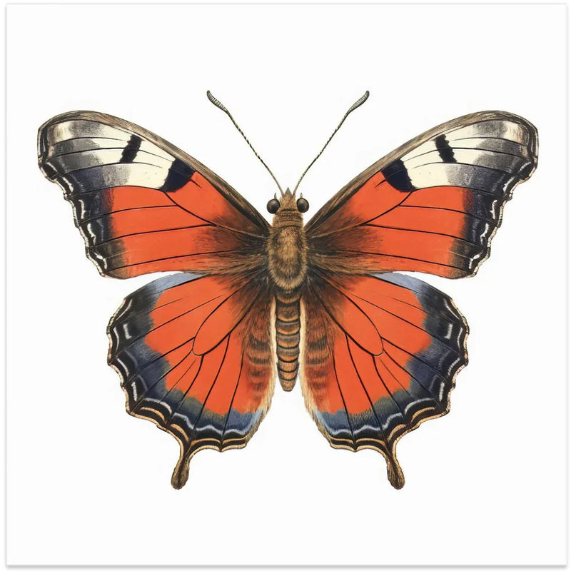Butterfly 49 by Bilge Paksoylu Square Canvas Print Art for Modern Home Decor. Decorate your office or living room with canvas artwork