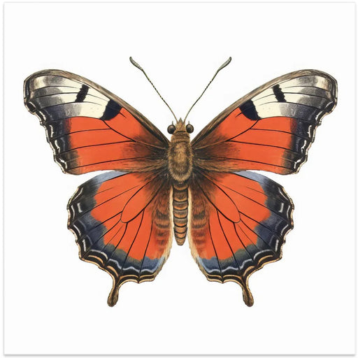 Butterfly 49 by Bilge Paksoylu Square Canvas Print Art for Modern Home Decor. Decorate your office or living room with canvas artwork