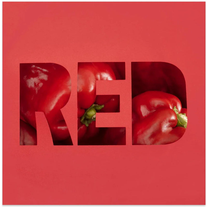 Red by Julia Ramiro Square Canvas Print Art for Modern Home Decor. Decorate your office or living room with canvas artwork