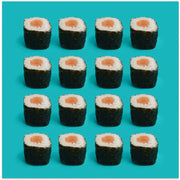 Chuchi Peque by Julia Ramiro Square Canvas Print Art for Modern Home Decor. Decorate your office or living room with canvas artwork