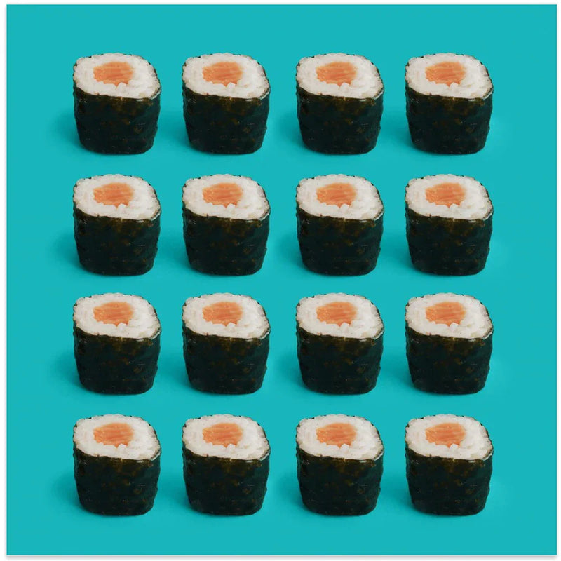 Chuchi Peque by Julia Ramiro Square Canvas Print Art for Modern Home Decor. Decorate your office or living room with canvas artwork