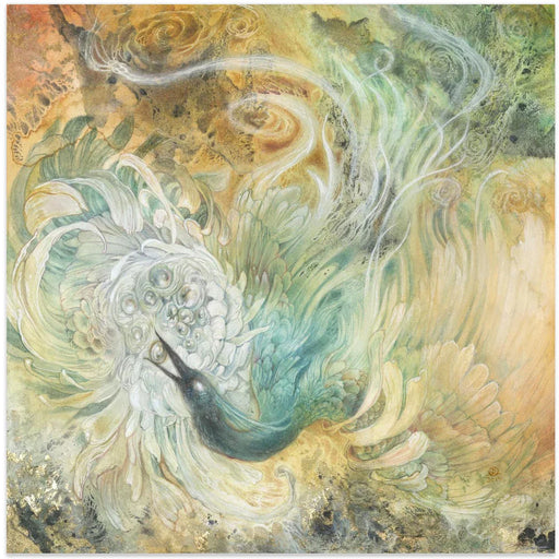 In the Gardens of the Sun by Stephanie Law Square Canvas Print Art for Modern Home Decor. Decorate your office or living room with canvas artwork