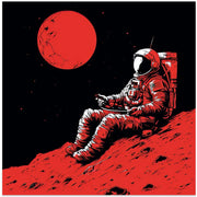 Moon 2 by Bilge Paksoylu Square Canvas Print Art for Modern Home Decor. Decorate your office or living room with canvas artwork