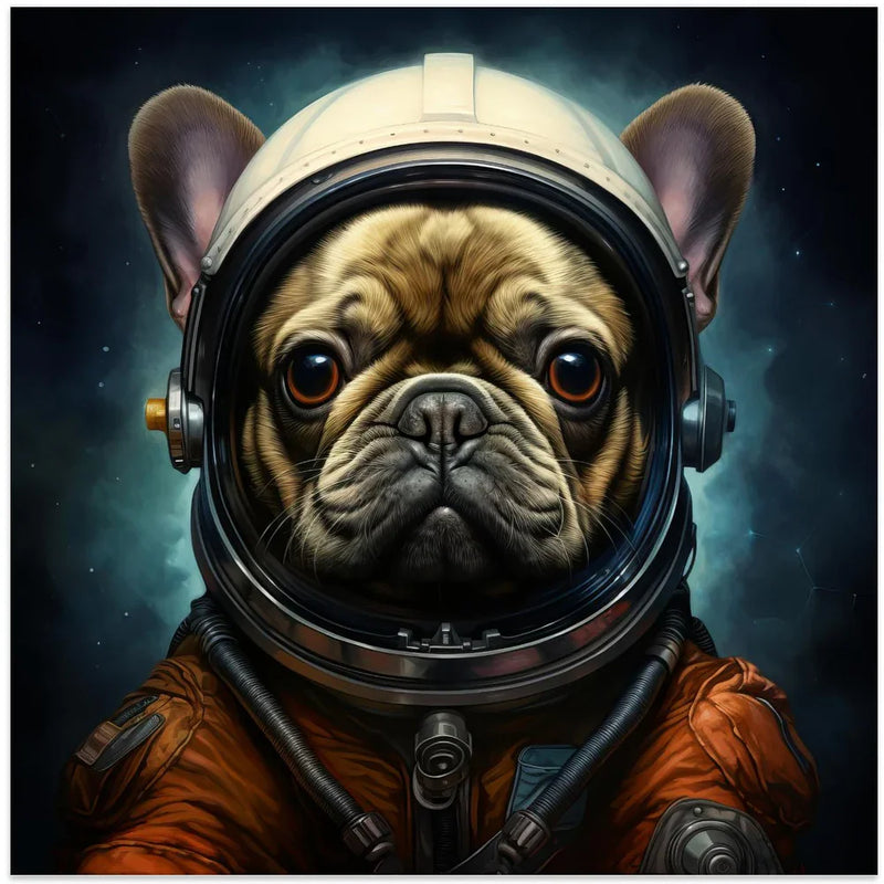 A Dog 2 by Bilge Paksoylu Square Canvas Print Art for Modern Home Decor. Decorate your office or living room with canvas artwork