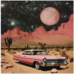 SpaceRide 8.0 by Samantha Hearn Square Canvas Print Art for Modern Home Decor. Decorate your office or living room with canvas artwork