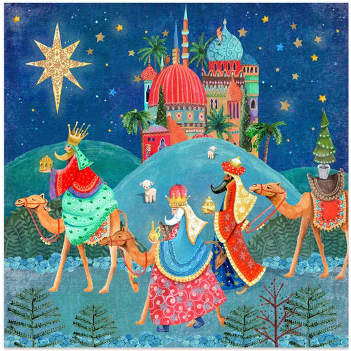 Three Wise Men by Caroline Bonne Müller Square Canvas Print Art for Modern Home Decor. Decorate your office or living room with canvas artwork