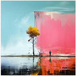 Second World 4 by Justyna Jaszke Square Canvas Print Art for Modern Home Decor. Decorate your office or living room with canvas artwork