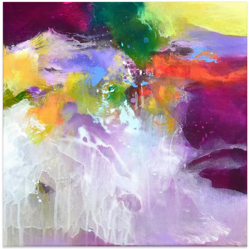 Adventure awaits Square Canvas Print Art  Kirsten Handelmann 