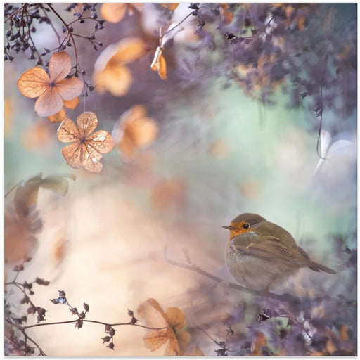 Hydrangea fantasy Square Canvas Art  Teuni 