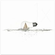 Overprotection... by Jose María Frutos Vargas Square Canvas Print Art for Modern Home Decor. Decorate your office or living room with canvas artwork