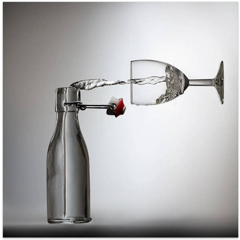 Pouring? Square Canvas Art  Wieteke de Kogel 