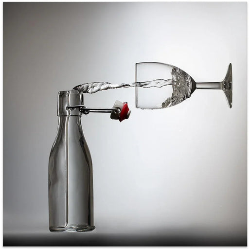 Pouring? Square Canvas Art  Wieteke de Kogel 