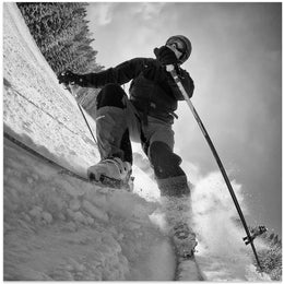 GoPro Rider by Marcel Rebro Square Canvas Print Art for Modern Home Decor. Decorate your office or living room with canvas artwork